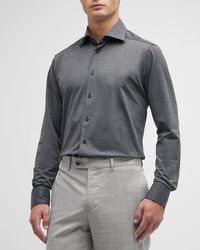Eton - Slim Fit 4-Way Stretch Dress Shirt - Lyst