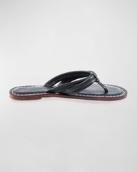 Bernardo - Miami Leather Slide Sandals - Lyst