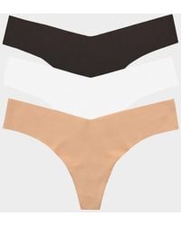 Commando - Classic Low-Rise Microfiber Thongs, Pack Of 3 - Lyst