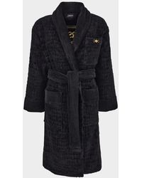 Versace - Apos;S Medusa 95 Jacquard Terry Cloth Crocodile Pattern Robe - Lyst