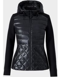 Mackage - Agatha Quilted Mixed-Media Hooded Down Jacket - Lyst