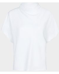 Twp - Draped Mock-Neck Tee - Lyst