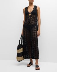 Honorine - Rosemarie Floral Lace Coverup Maxi Dress - Lyst