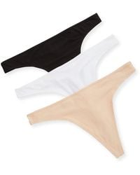 Skin - 3-Pack Genny Whisper-Weight Thongs - Lyst