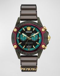 Versace - Icon Active Silicone-Strap Chronograph Watch, 44Mm - Lyst