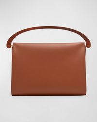 Dries Van Noten - Crisp Leather Top-Handle Bag - Lyst