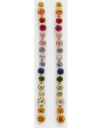 Ippolita - 18K Starlet Long Post Earrings With Mixed Sapphires - Lyst