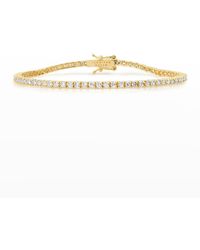 Jennifer Meyer - 18K Diamond Tennis Bracelet - Lyst