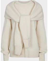 Twp - Shrug Cashmere Crewneck Sweater - Lyst