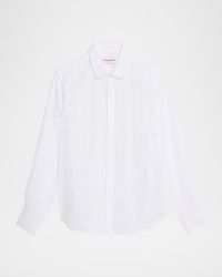 Orlebar Brown - Giles Linen Applique Tailored-Fit Sport Shirt - Lyst