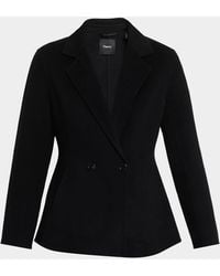 Theory - Double-Face Wool-Blend Blazer - Lyst
