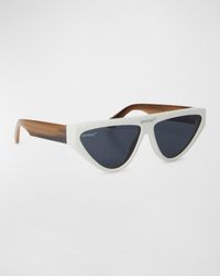 Off-White c/o Virgil Abloh - Gustav Logo-Bridge Contemporary Sunglasses - Lyst