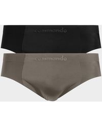 Commando - Apos;S Ultimate Bonded 2-Pack Micro-Tech Brief Set - Lyst
