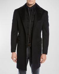 Corneliani - Apos;S Id Wool Top Coat - Lyst
