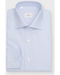 Brioni - Textured Cotton Dress Shirt - Lyst