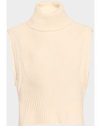 Jonathan Simkhai - Maple Wool & Cashmere Sleeveless Turtleneck Top - Lyst