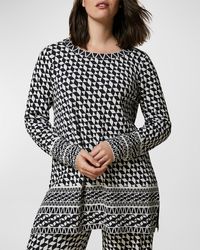 Marina Rinaldi - Plus Size Rostok Jacquard-Knit Sweater - Lyst