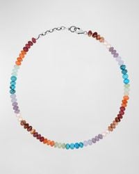 Sheryl Lowe - Desert Sundown 8Mm Mix Beaded Necklace With Freshwater Pearls - Lyst