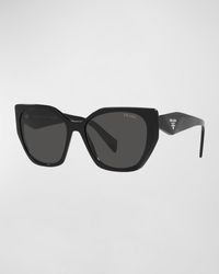 Prada - Geometric Square Acetate Sunglasses - Lyst