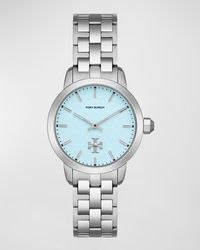 Tory Burch - The Tory-Tone Stainless Steel Watch - Lyst