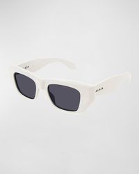 Alaïa - Logo Acetate Cat-eye Sunglasses - Lyst