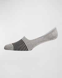 Pantherella - Stripe Band Invisible No-show Socks - Lyst