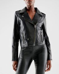 AS by DF - Cult Recycled Leather Fitted Jacket - Lyst