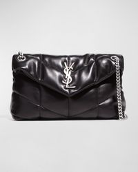 Saint Laurent - Small Puffer Leather Crossbody Bag - Lyst