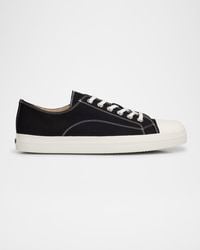 Moschino - Edge Canvas Cap Toe Low-Top Sneakers - Lyst
