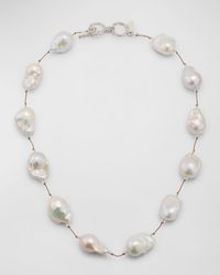 Margo Morrison - Baroque Pearl Necklace With Sterling - Lyst
