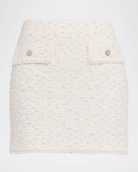 Generation Love - Ava Embellished Tweed Mini Skirt - Lyst