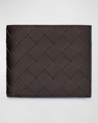 Bottega Veneta - Intrecciato 15 Color Edge Leather Bifold Wallet - Lyst