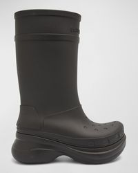 Balenciaga - X Crocstm Tonal Rubber Rain Boots - Lyst