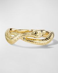 Mimi So - 18K Wonderland Diamond Eye Snake Ring, Size 7 - Lyst