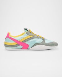 Miu Miu - Colorblock Nylon Tech Runner Sneakers - Lyst