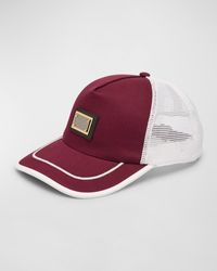 Dolce & Gabbana - Logo Plaque Trucker Hat - Lyst