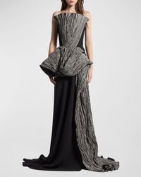Maticevski - Ozone Gown With Pleated Drape Detail - Lyst
