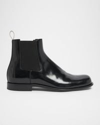 Givenchy - Apos;S Tux Brushed Leather Chelsea Boots - Lyst