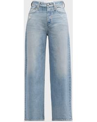Rag & Bone - Rb Miramar Sofie Cotton-Terry Ankle Jeans - Lyst