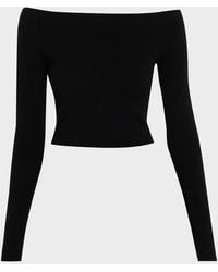 A.L.C. - Jo Off-The-Shoulder Crop Top - Lyst