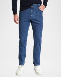 Isaia - Apos;S Dark Wash Straight-Leg Jeans - Lyst