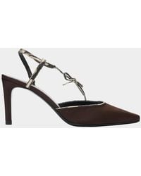 STAUD - Inez Slingback Pumps - Lyst
