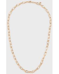WALTERS FAITH - 18k Rose Gold Oval Chain Link Necklace, 20"l - Lyst
