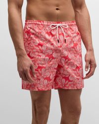 Swims - Tropicale Hibiscus-Print Swim Shorts - Lyst