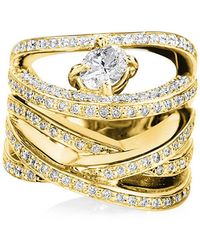 Mimi So - 18k Diamond Multi-row Ring, Size 7 - Lyst