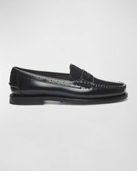 Sebago - Dan Perforated Leather Penny Loafers - Lyst