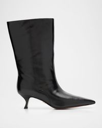 Rag & Bone - Mott Leather Mid-Calf Boots - Lyst