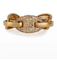 Kastel Jewelry - Ankaliazo Mariner Puff Diamond Link Ring, Size 7 - Lyst