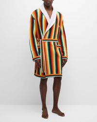 Casablancabrand - Stripe Toweling Robe - Lyst