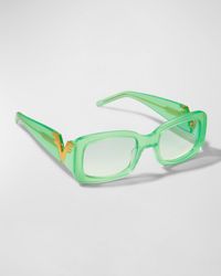 Vintage Frames Company - Vf Godfather V-Décor Rectangle Sunglasses - Lyst